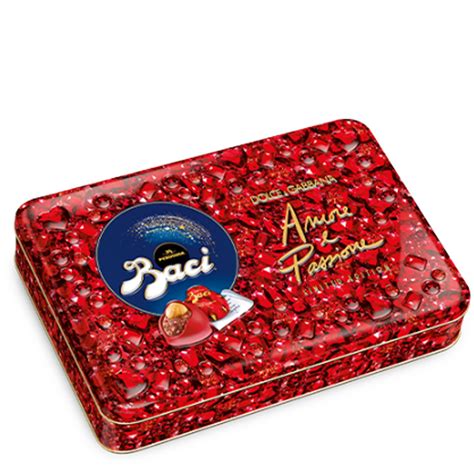 Limited Edition Dolce & Gabbana Baci Chocolates in Red Tin 